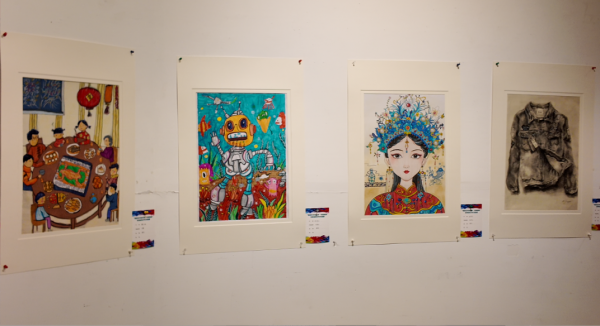 “跟着艺术游甘肃·花漾童画”甘肃省青少年书画展温情启幕