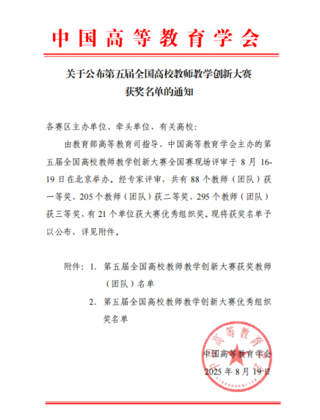 省内首次且唯一！兰州信息科技学院两位老师荣获国赛大奖
